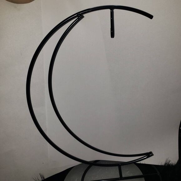 Moon shaped Pendulum Stand‎ - dowsing tool, divination tools, witch ball stand - Picture 4 of 4
